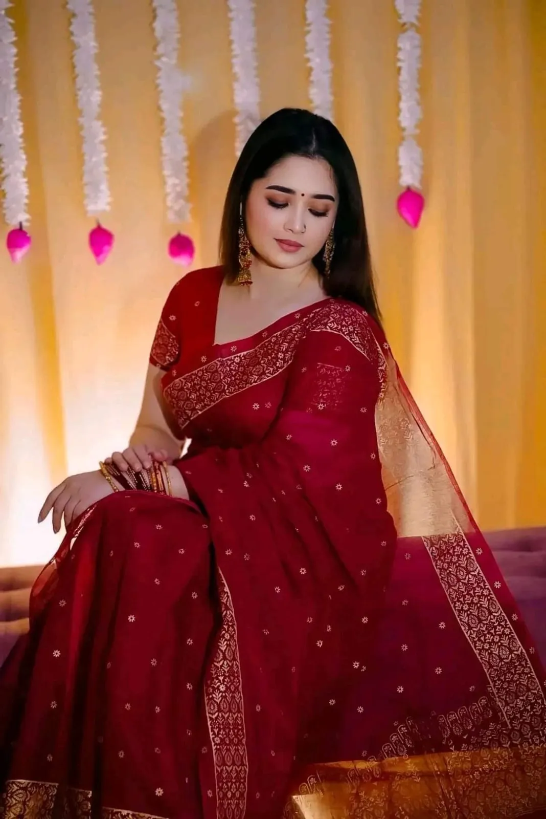 টাঙ্গাইলের হাফ সিল্ক শাড়ি