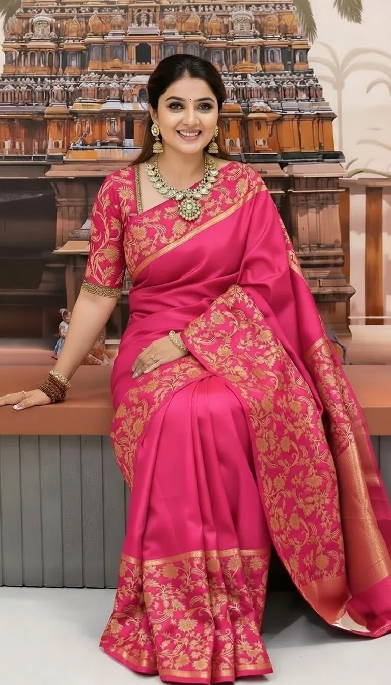 Kanjivaram katan Sharee