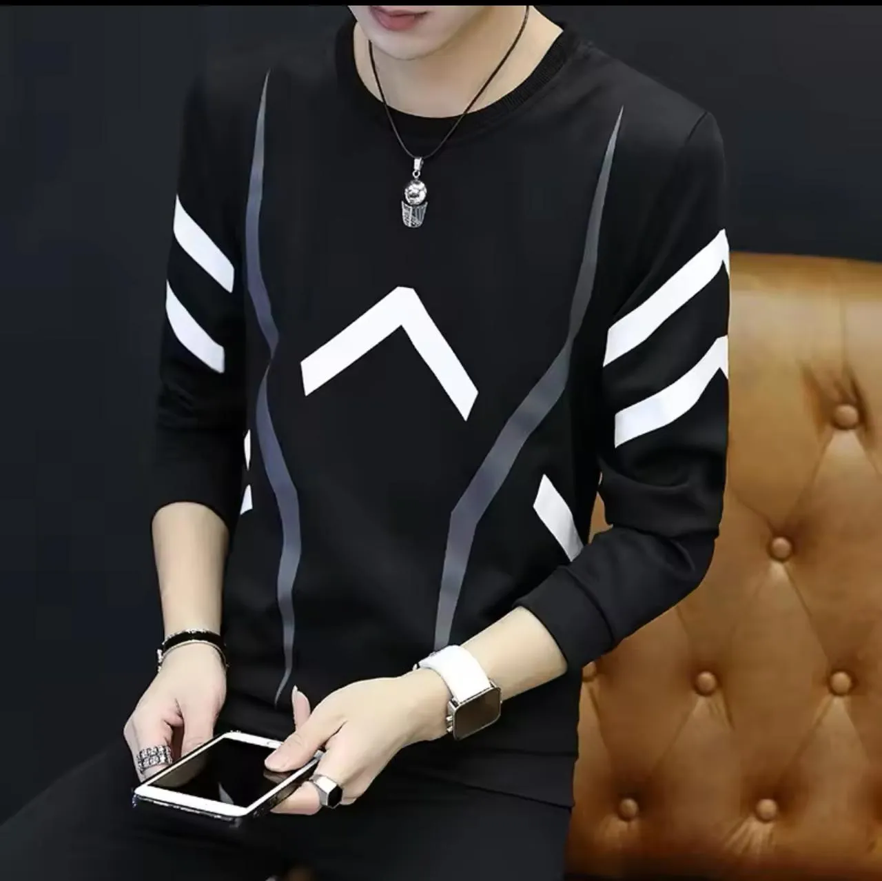 Cotton Long Sleeve Sweet Shirt