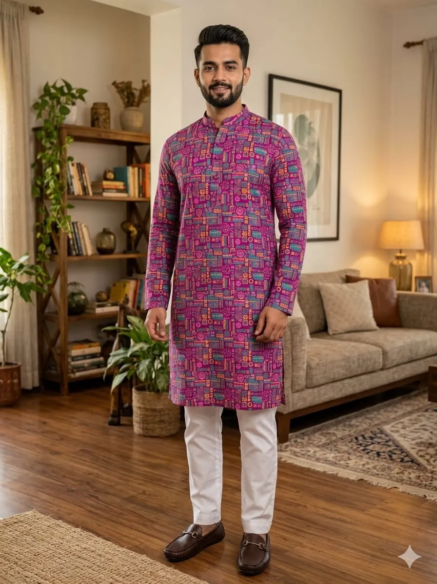 Skin Print Panjabi