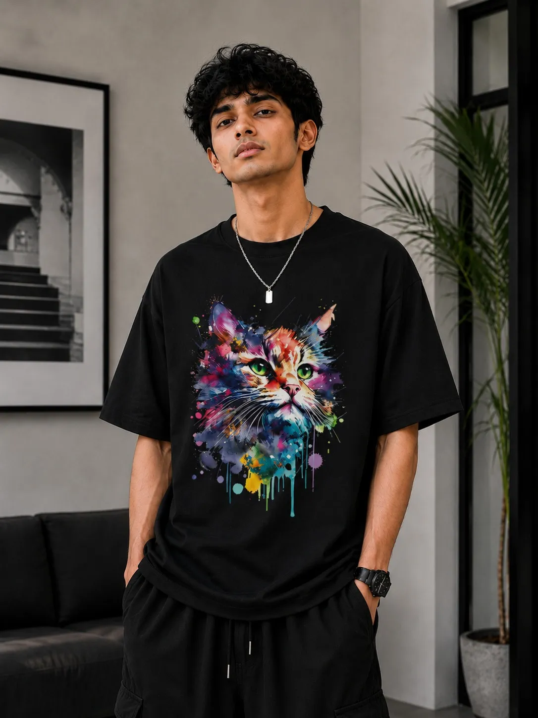Premium Cotton Drop Shoulder Tshirt