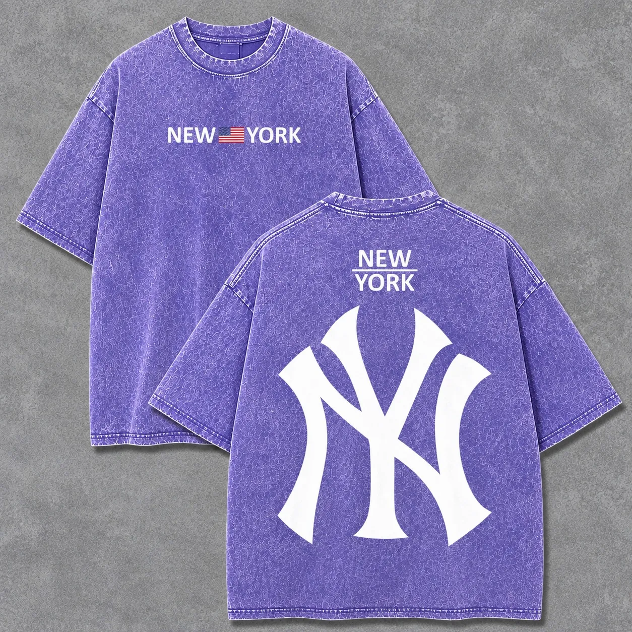 Premium Acid Wash Drop Shoulder TShirt