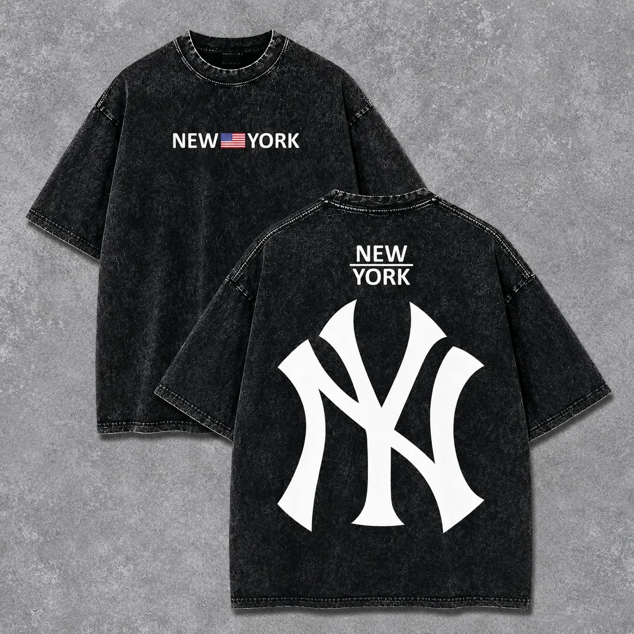 Premium Acid Wash Drop Shoulder TShirt