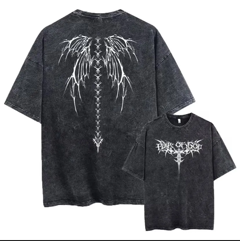 Premium Acid Wash Drop Shoulder TShirt