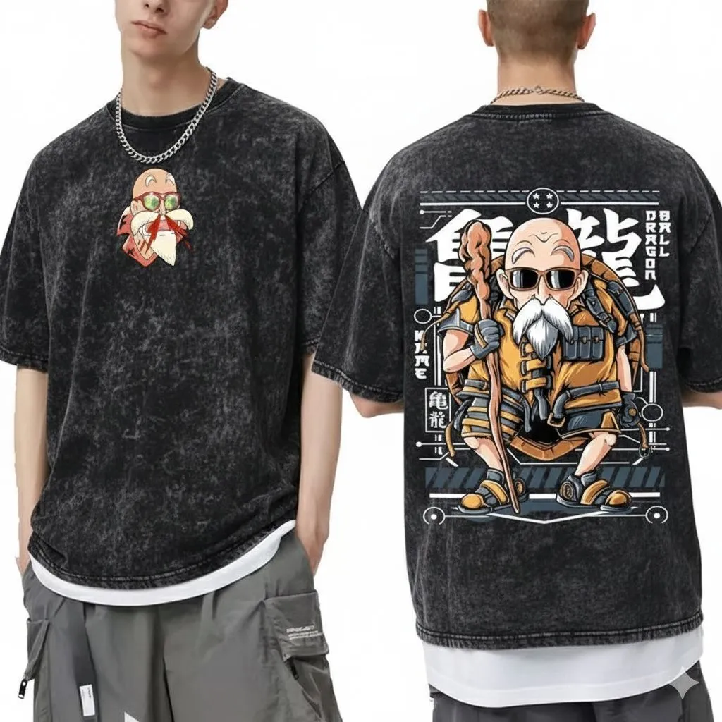 Premium Acid Wash Drop Shoulder TShirt