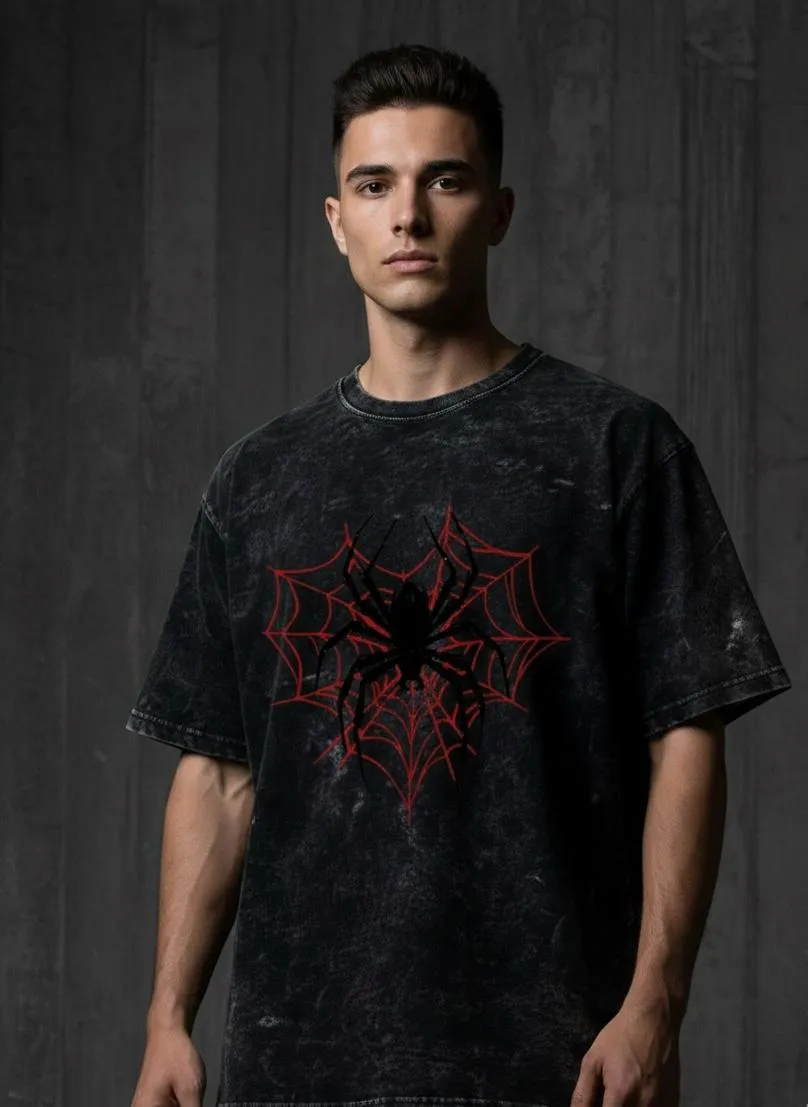 Premium Acid Wash Drop Shoulder T-Shirt
