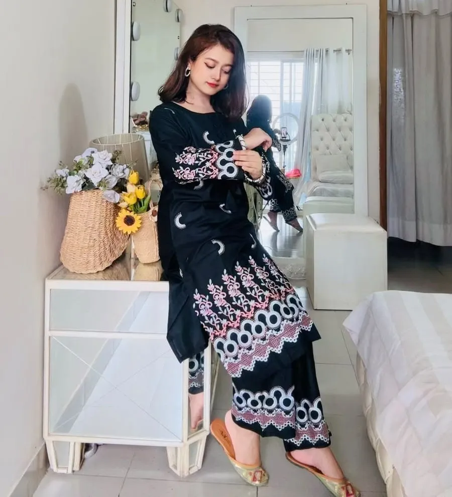 Unique Embroidered Co-Ord Set