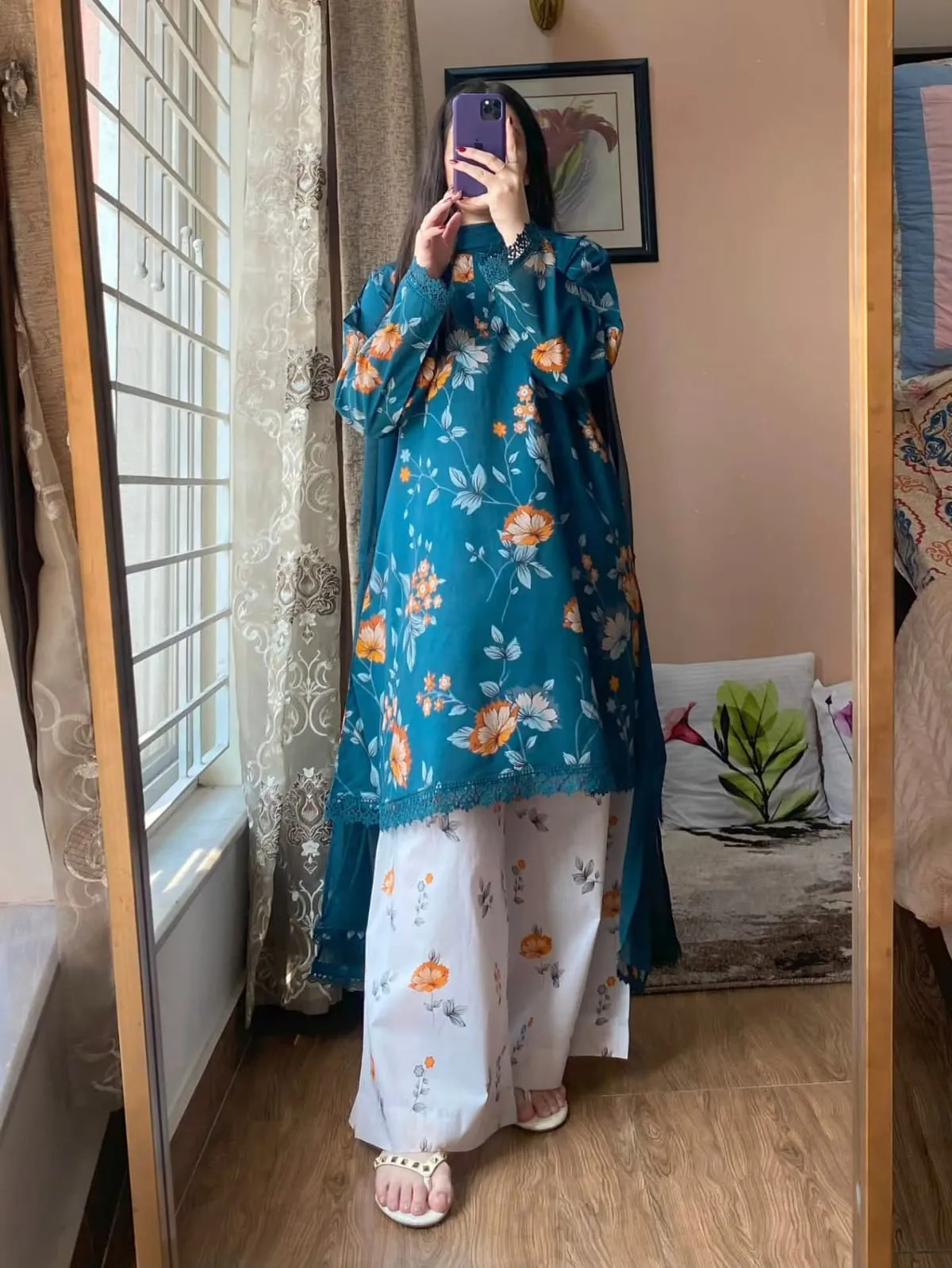 Digital Printed Three Piece