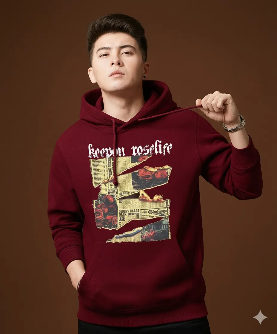 Drop Shoulder Hoodie for Men and Women