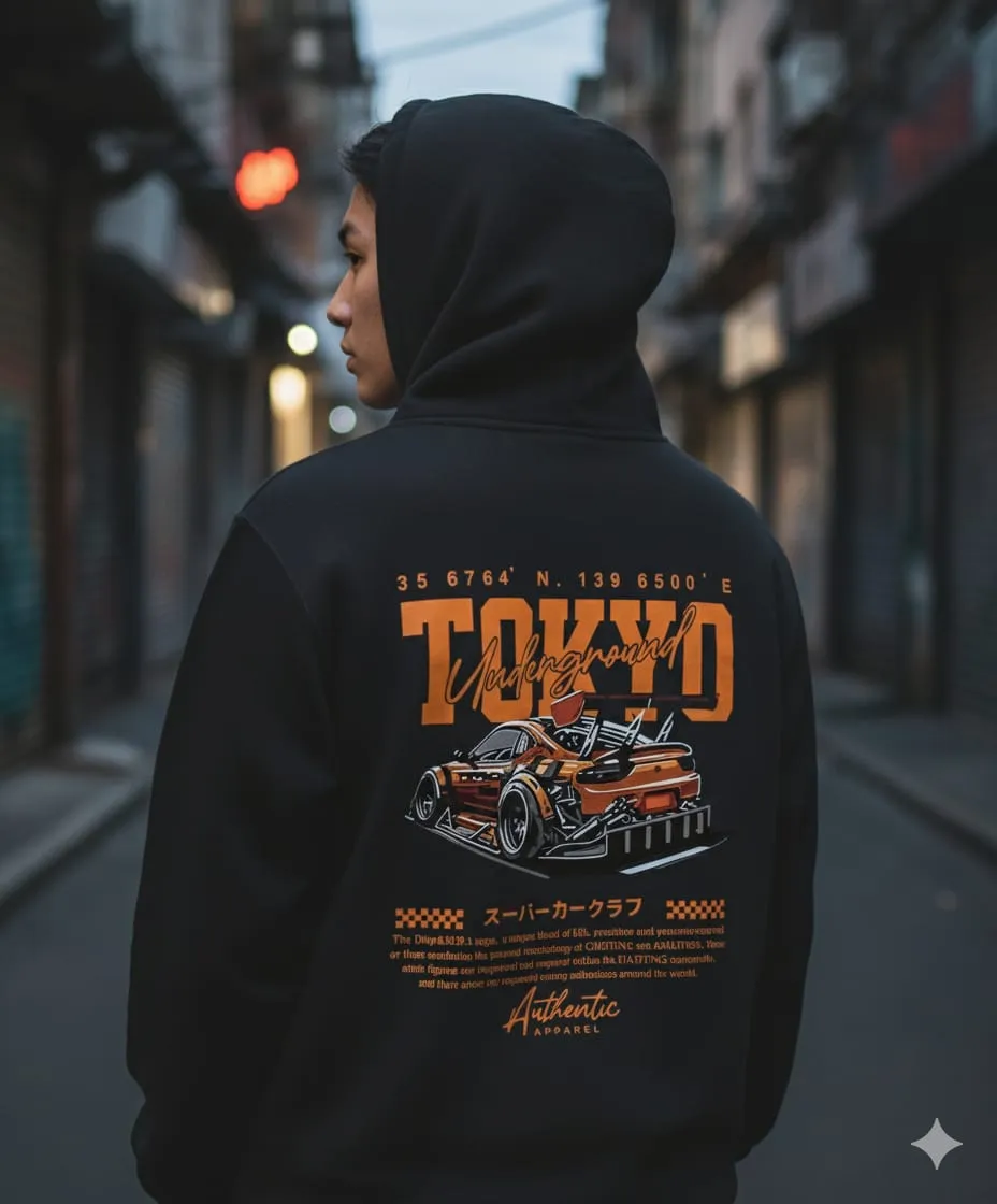 Drop Shoulder Hoodie for Men and Women