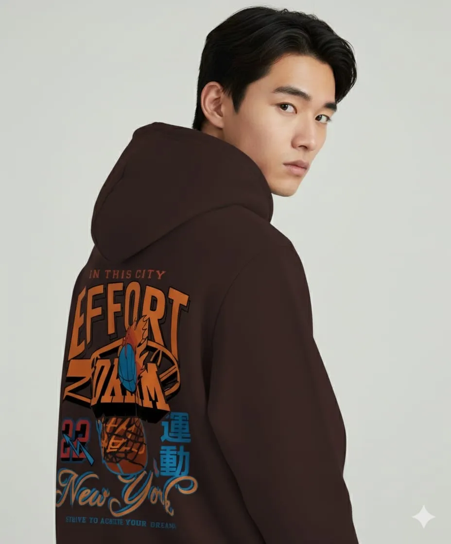 Drop Shoulder Hoodie for Men and Women