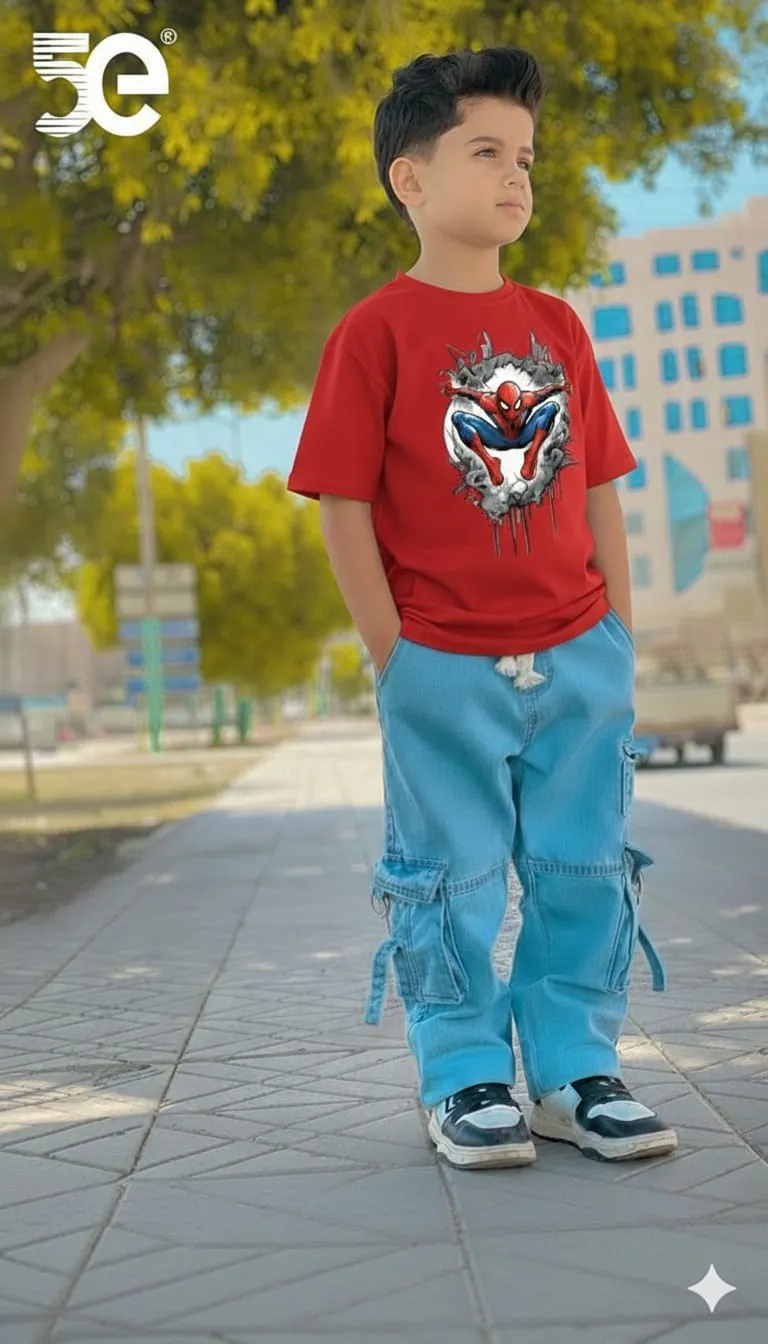 Boys Denim Pant and T-Shirt set