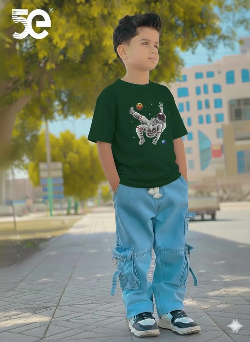 Boys Denim Pant and T-Shirt set