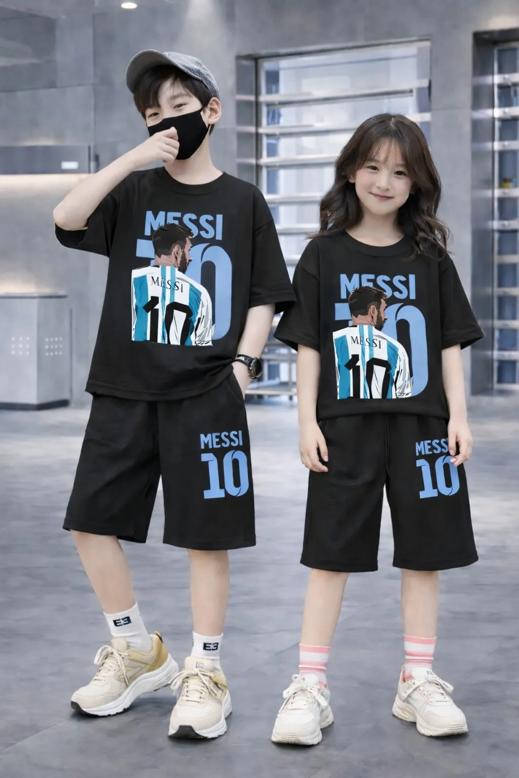 Drop Shoulder Baby TShirt and Pant Se