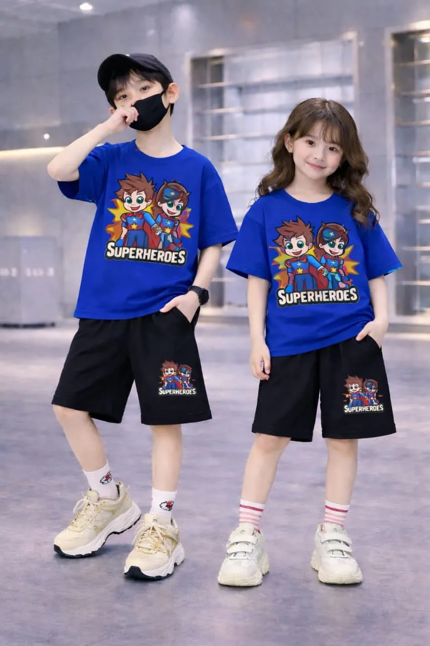 Drop Shoulder Baby TShirt and Pant Set