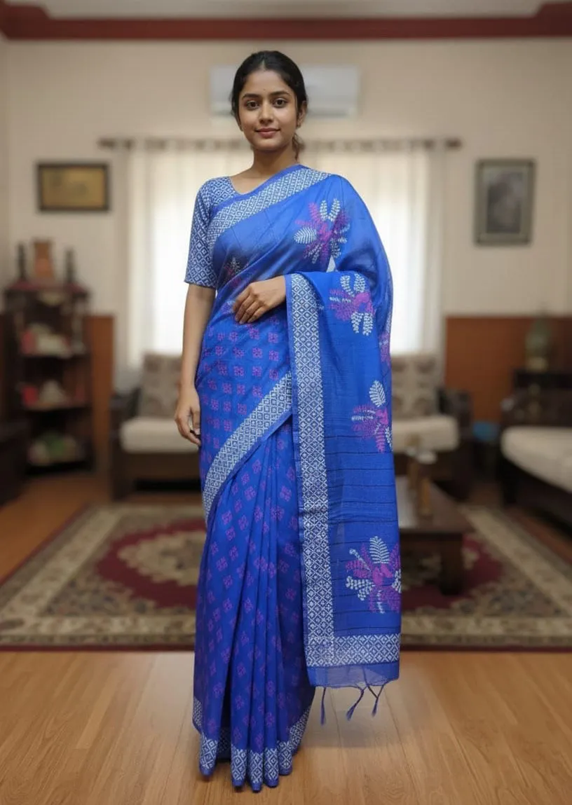 Half Silk Sharee