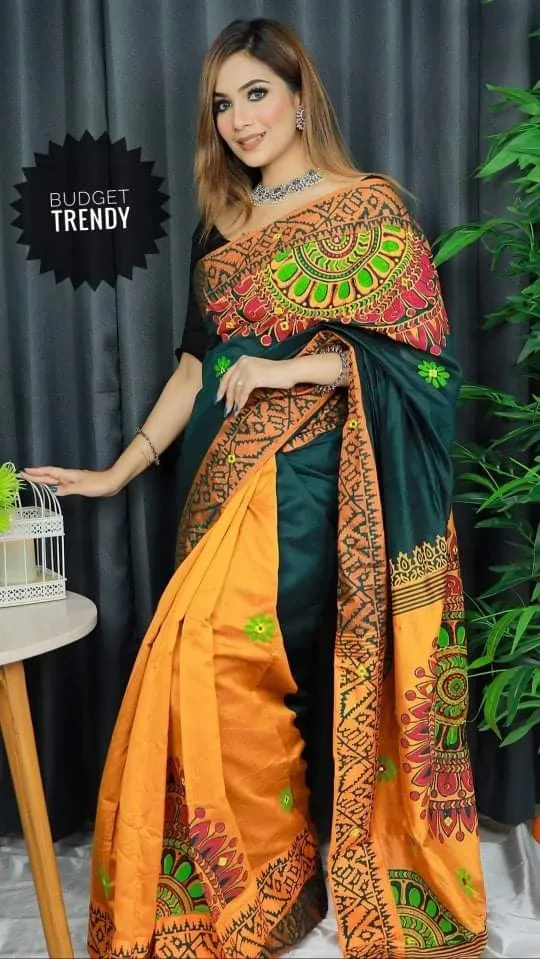 ধুপিয়ান সিল্ক শাড়ি