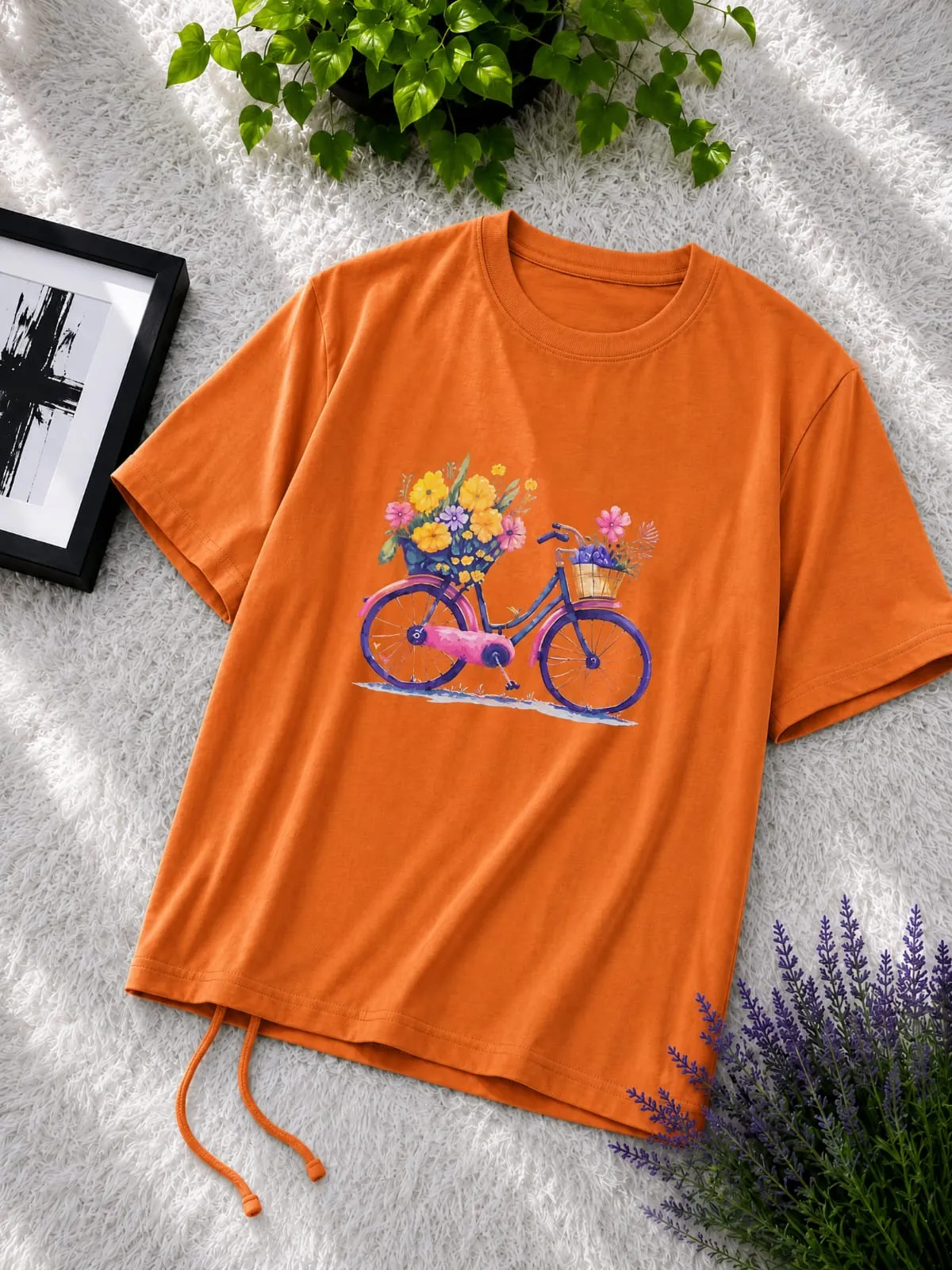 Stylish Ladies Drop Shoulder Tshirt