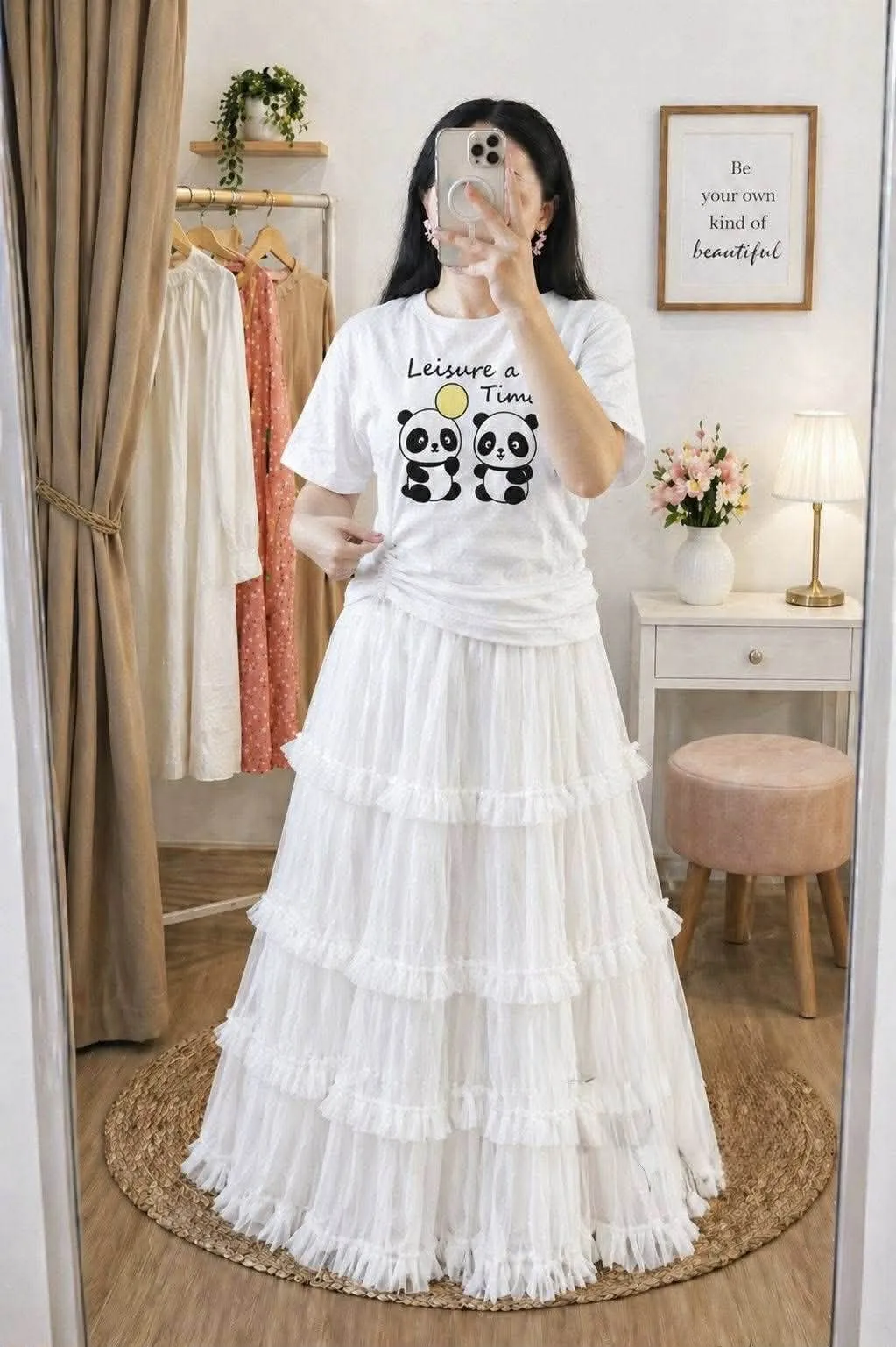 Tshirt and Skirt Set