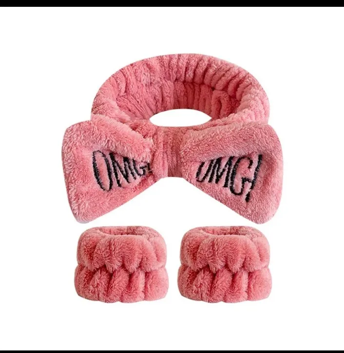 Women Coral Fleece Elastic Hair Band