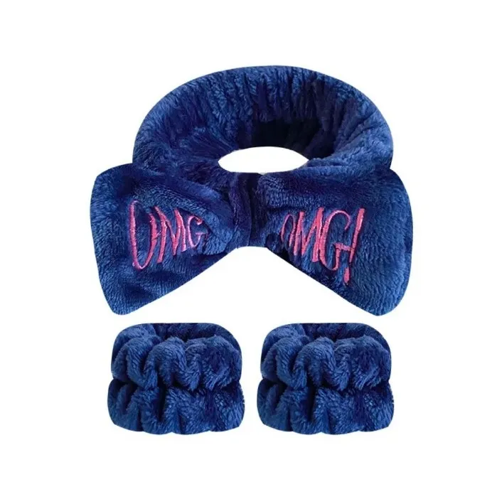 Women Coral Fleece Elastic Hair Band