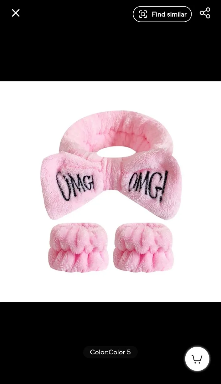 Women Coral Fleece Elastic Hair Band