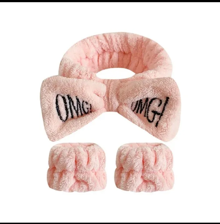 Women Coral Fleece Elastic Hair Band
